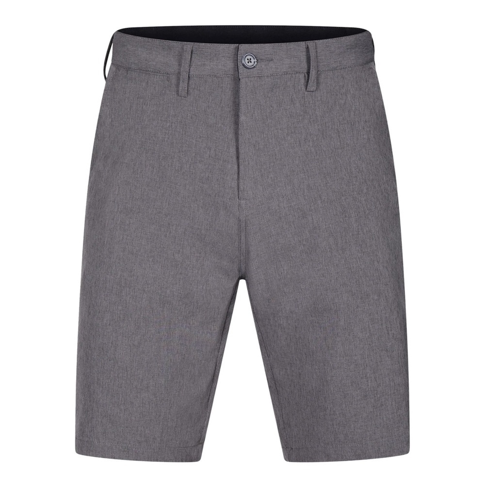 BRICKLINE HYBRID SHORTS HEATHER BLACK